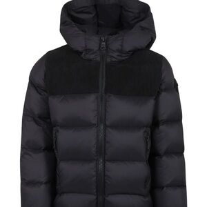 COLMAR Black Kids Hooded Down Puffer Jacket